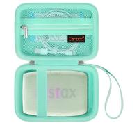 Canboc Hard Case for Fujifilm Instax Mini Link 3/ Fujifilm Instax Mini Link 2/ Instax Mini Link Smartphone Printer, Mesh Pocket fit Instax Mini Instant Film and Cable, Mint Green