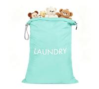 CANBOX Laundry Bags, 50 X 70cm Oversized Travel Laundry Bag for Dirty Clothes, Nylon Wet Dry Storage Organizer for College Dorm, Camping, Caravan