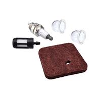 Cancanle Air Filter Fuel Filter Spark Plug Primer Bulb for Stihl FS38 FS45 FS46 FS55 HS45 FC55 KM55 Grass Trimmer