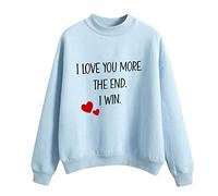 cancel my order Valentine's Day Dress Lingerie Pink Thong Women Printing Sweatshirt Top Long Sleeved Sweatshirt add on items under 2 pounds recent orders placed by me