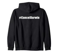 #CancelDarwin - Christian Creation Anti-Evolution Zip Hoodie