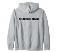 #CancelDarwin - Christian Creation Anti-Evolution Zip Hoodie