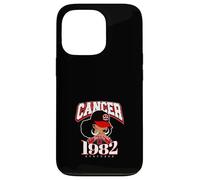 Cancer 1982 Afro Queen Zodiac Birthday Gifts Case for iPhone 13 Pro