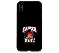 Cancer 1982 Afro Queen Zodiac Birthday Gifts Case for iPhone XS Max