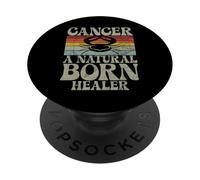 Cancer a natural born Healer Cancer Zodiac PopSockets Adhesive PopGrip