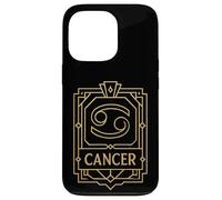 Cancer Art Deco Zodiac Graphic Case for iPhone 13 Pro