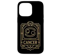 Cancer Art Deco Zodiac Graphic Case for iPhone 14 Pro Max