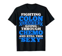 Cancer Awareness - Fighting Colon Cancer Going Through Chemo T-Shirt