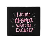 Cancer Awareness I Just Had Chemo Classic Mens Wallet Slim Leather Card Holder Bifold Wallets Front Pocket