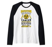 Cancer Awareness Radiation More Rewarding Chemo Oncology Raglan Baseball Tee