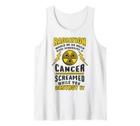 Cancer Awareness Radiation More Rewarding Chemo Oncology Tank Top
