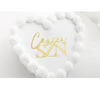 Cancer Cake Toppers,Acrylic Gold Cancer Energy/Cancer Season Cake Decor,June July Birthday Cupcake Decoration,Horoscope Astrology Birthday Party Supplies