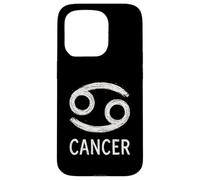 Cancer Chalk Zodiac Graphic Case for iPhone 15 Pro