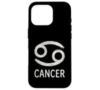Cancer Chalk Zodiac Graphic Case for iPhone 16 Pro