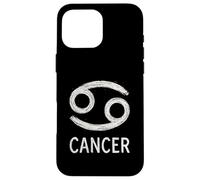 Cancer Chalk Zodiac Graphic Case for iPhone 16 Pro Max