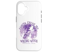 Cancer Chose The Wrong Witch Purple Pancreatic Cancer Case for iPhone 16
