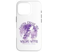 Cancer Chose The Wrong Witch Purple Pancreatic Cancer Case for iPhone 16 Pro