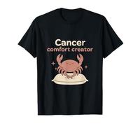 Cancer Comfort Creator Zodiac Crab Yoga Pillow Design T-Shirt