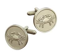 Cancer Cufflinks - Onyx Art CK721 Zodiac Star Sign Horoscope Astrology Gift In Premier Life Packaging