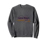 Cancer Doesn't Own't Me: Empowering Survivor Message Sweatshirt, Adult Unisex, Dark Heather Grey, S
