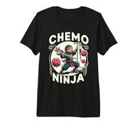 Cancer Fighting Support | Funny Cancer Fighter Warrior Ninja Premium T-Shirt