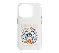 Cancer Flow With The Tides Motivational Astrology Zodiac Case for iPhone 14 Pro