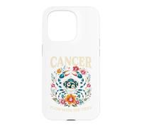 Cancer Flow With The Tides Motivational Astrology Zodiac Case for iPhone 15 Pro