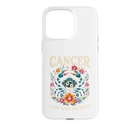 Cancer Flow With The Tides Motivational Astrology Zodiac Case for iPhone 15 Pro Max