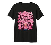 Cancer Fought The Wrong Grandma Breast Cancer Premium T-Shirt