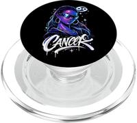 Cancer Girl Zodiac Astrology Sign Horoscope Celestial Art PopSockets PopGrip for MagSafe