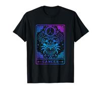 Cancer Hand-Drawn Horoscope Art/Astrology & Zodiac Sign T-Shirt