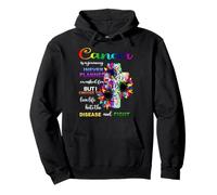 Cancer Is A Journey Cancer Awareness Flowers Sunflower Pullover Hoodie