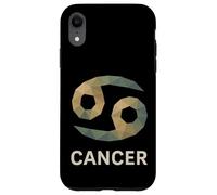 Cancer Low Poly Glyph Zodiac Art Case for iPhone XR