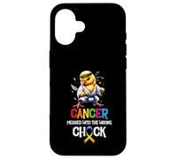 Cancer Messed With Wrong Chick Cancer Warrior Martial Art Case for iPhone 16