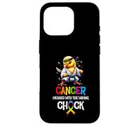 Cancer Messed With Wrong Chick Cancer Warrior Martial Art Case for iPhone 16 Pro