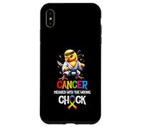 Cancer Messed With Wrong Chick Cancer Warrior Martial Art Case for iPhone XS Max