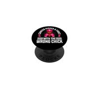 Cancer Picked A Fight With The Wrong Chick Afro Queen PopSockets Adhesive PopGrip