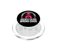Cancer Picked A Fight With The Wrong Chick Afro Queen PopSockets PopGrip for MagSafe