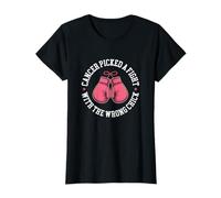 Cancer Picked A Fight with The Wrong Chick Breast Cancer T-Shirt