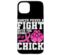 Cancer Picked A Fight With The Wrong Chick Case for iPhone 15 Plus