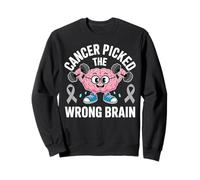 Cancer Picked The Wrong Brain Cancer Survivor Glioblastoma Sweatshirt