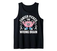 Cancer Picked The Wrong Brain Cancer Survivor Glioblastoma Tank Top