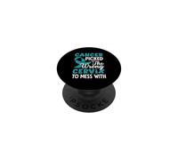 Cancer Picked The Wrong Cervix To Mess With Awareness Ribbon PopSockets Adhesive PopGrip