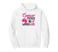 Cancer Picked The Wrong Girl Pullover Hoodie