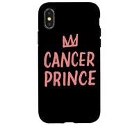 Cancer Prince Born in June 21 - July 22 Zodiac Birthday Gift Case for iPhone X/XS
