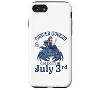 Cancer Queens Are Born On July 3rd Happy Birthday To Me You Case for iPhone SE (2020) / 7/8