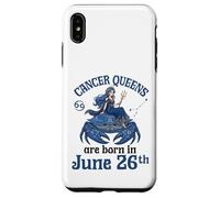 Cancer Queens Are Born On June 26th Happy Birthday To Me You Case for iPhone XS Max