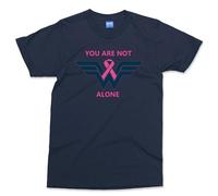 Cancer Ribbon Wonder T-Shirt - Men - 2XL - Navy - Breast Cancer Support Awareness Shirt - Fighter Survivor Top for Women - Cancer Warrior Gift Tee