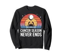Cancer Season Never Ends Zodiac Crab Sweatshirt