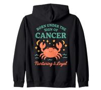 Cancer Sign Of Zodiac Cute For Kids Zip Hoodie